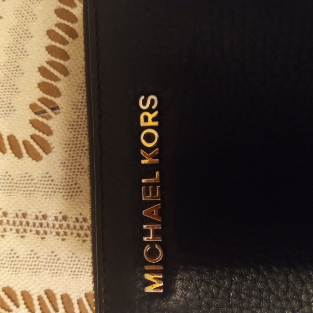 Michael Kors Black Leather Womens Wallet